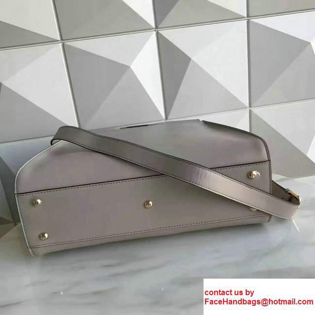 Fendi Calfskin Edge Detail Peekaboo Bag Off White/Pink - Click Image to Close