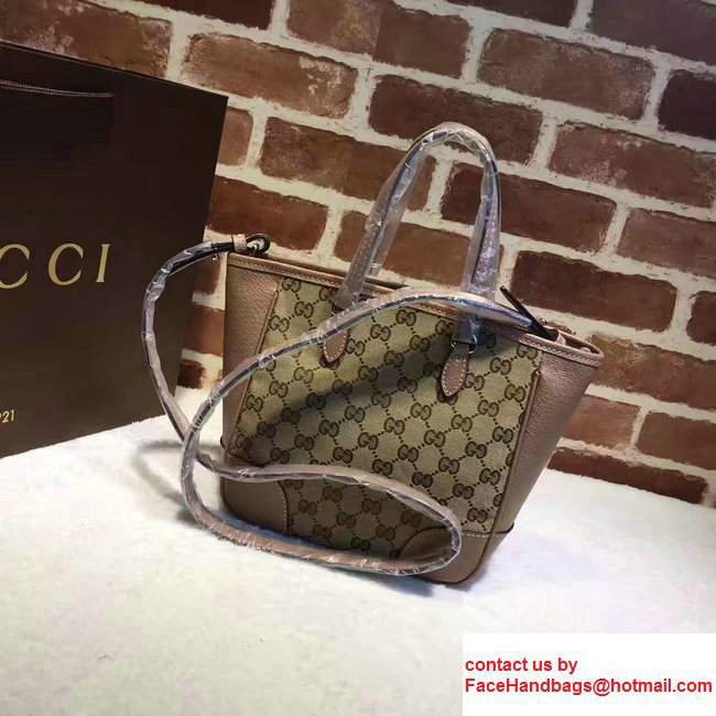 Gucci Bree Original GG Canvas Top Handle Small Bag 353121 Pink - Click Image to Close