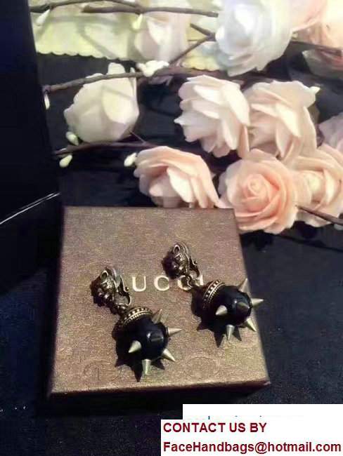 Gucci Feline Earrings With Stud 2017