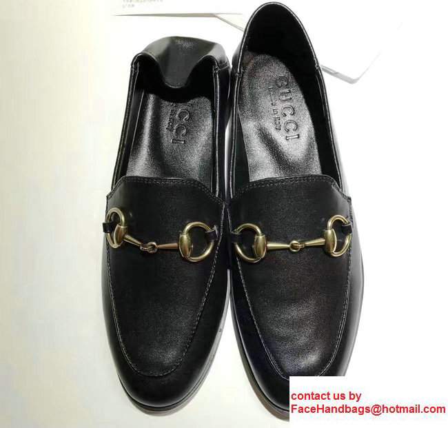 Gucci Horsebit Leather Loafers Black 2017 - Click Image to Close