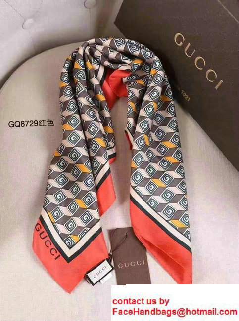 Gucci Silk Scarf 33 2017