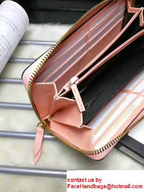 Gucci Zip Around Wallet 424893 Tian Pink