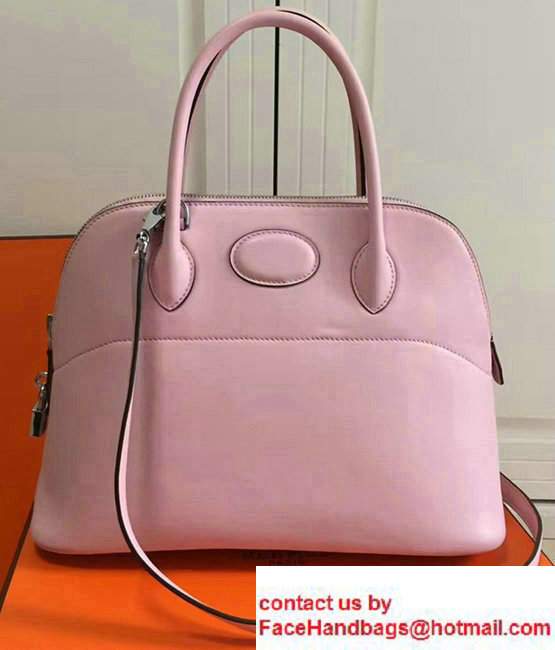 Hermes Bolide Tote Bag 27cm in Original Leather Baby Pink - Click Image to Close