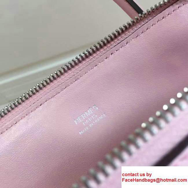 Hermes Bolide Tote Bag 27cm in Original Leather Baby Pink - Click Image to Close