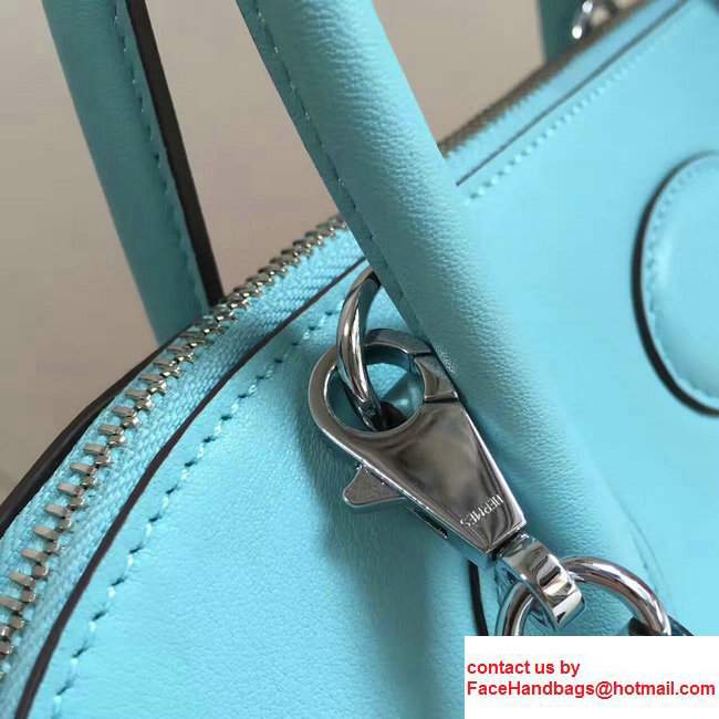 Hermes Bolide Tote Bag 27cm in Original Leather Light Blue - Click Image to Close