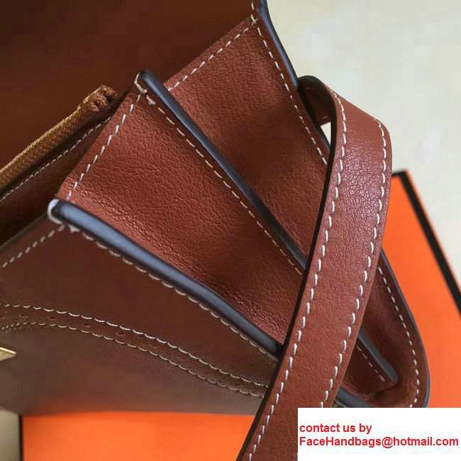 Hermes Lace Kelly Long Wallet in Swift Leather Brown 2017