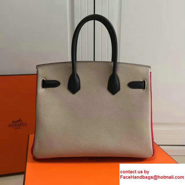 Hermes Birkin 35cm Bag in Original Togo Leather Bag Light Brown/Red - Click Image to Close