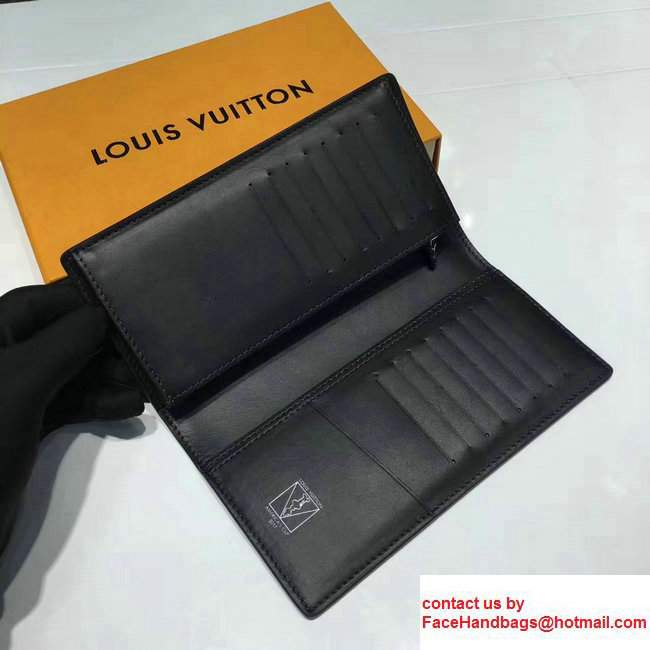 Louis Vuitton America's Cup Brazza Wallet Damier Cobalt Canvas Red N64003 2017