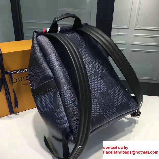 Louis Vuitton America's Cup Damier Cobalt Canvas Apollo Backpack Bag Red N44006 2017