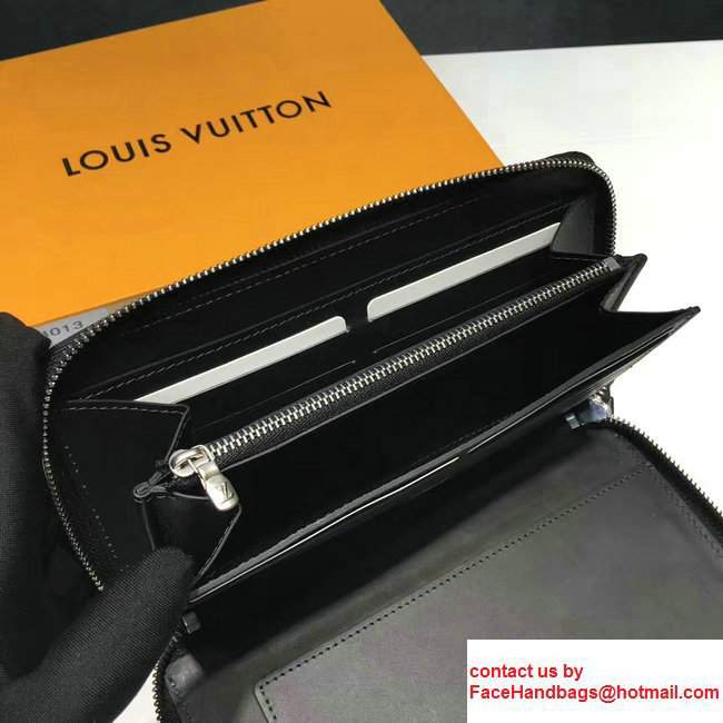 Louis Vuitton America's Cup Damier Cobalt Canvas Zippy Organizer Wallet Yellow N64014 2017