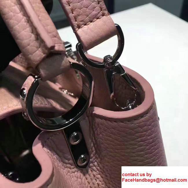 Louis Vuitton Capucines BB Monogram Beaded Flowers Small Bag M54310 Pink2017 - Click Image to Close