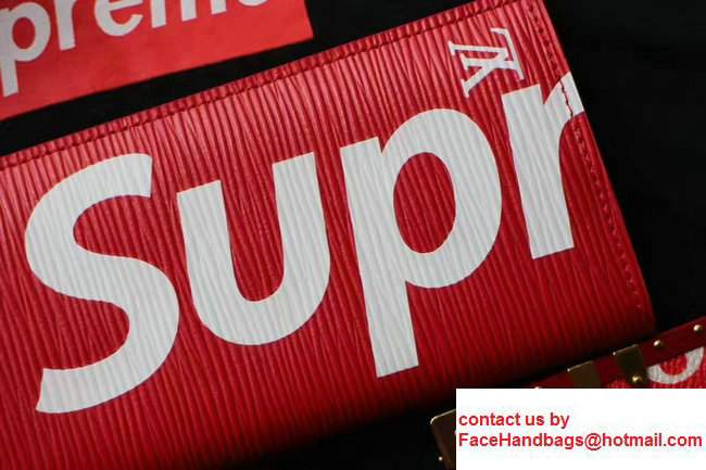Louis Vuitton EPI Leather Supreme Brazza Wallet Red 2017 - Click Image to Close