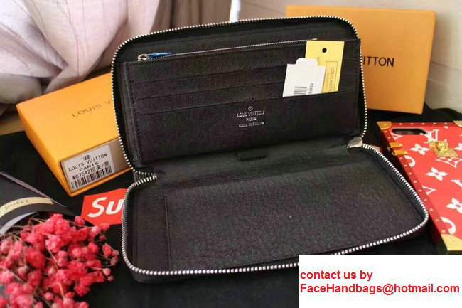Louis Vuitton EPI Leather Supreme Zippy Organizer Wallet Black 2017 - Click Image to Close