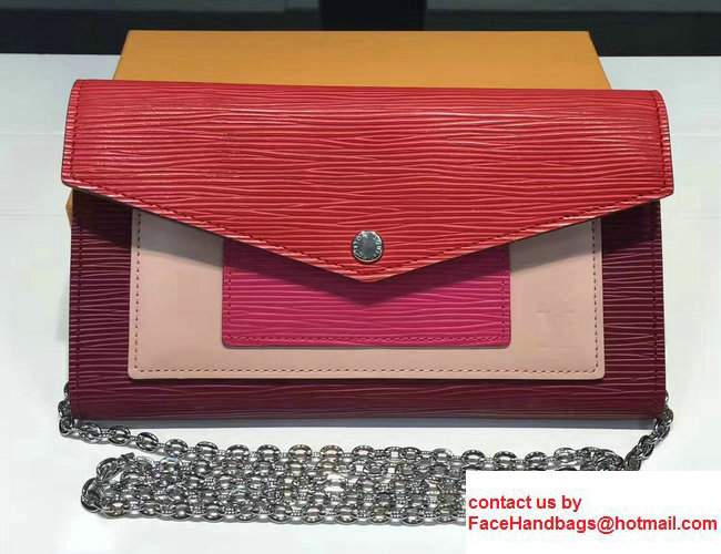 Louis Vuitton Epi Leather Chain Wallet Bag M62252 2017 - Click Image to Close