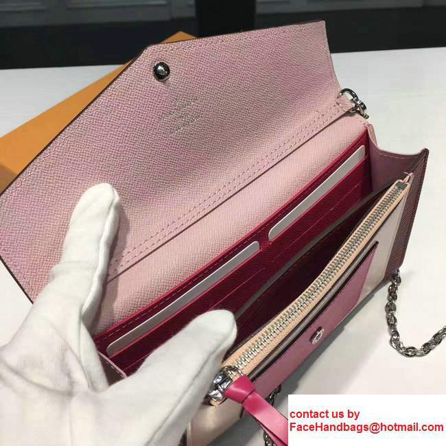 Louis Vuitton Epi Leather Chain Wallet Bag M62252 2017