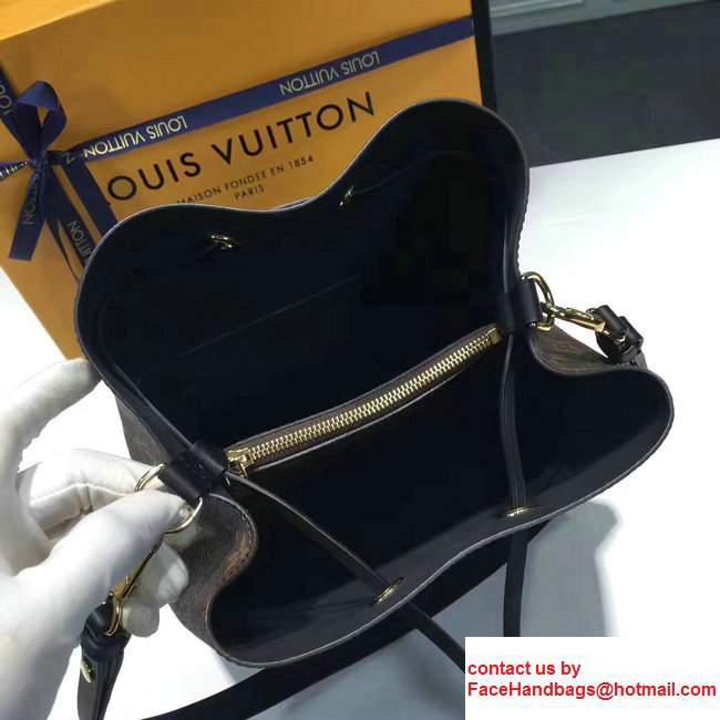Louis Vuitton Monogram Canvas Neonoe Bag M44020 Black 2017