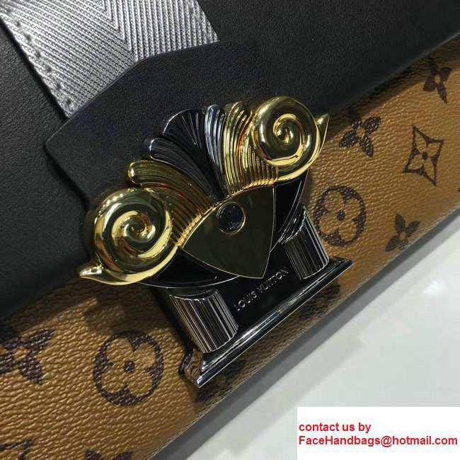Louis Vuitton Monogram Reverse Canvas Column Clutch Bag M44101 2017 - Click Image to Close