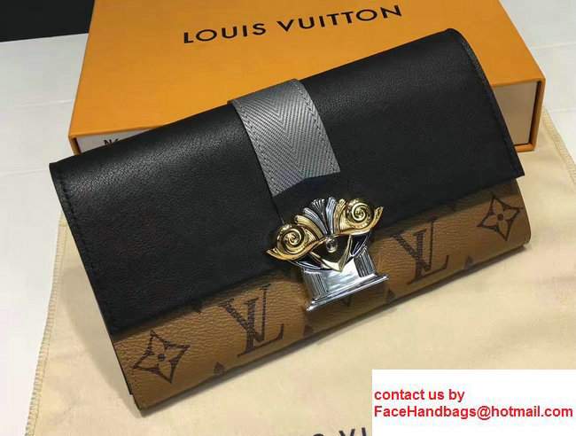 Louis Vuitton Monogram Reverse Canvas Sarah Wallet M64488 2017