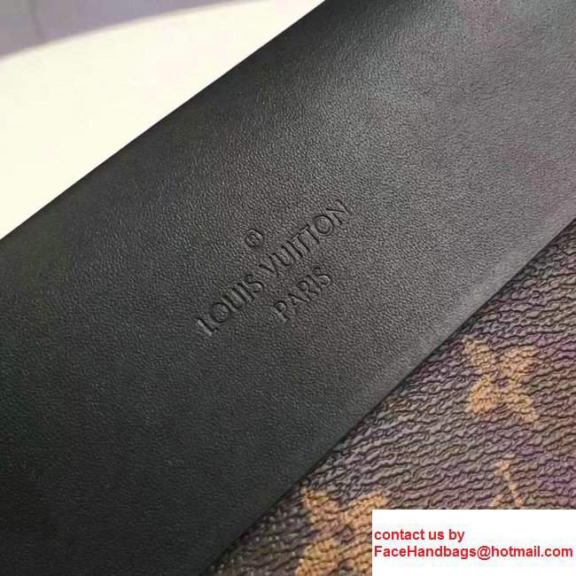Louis Vuitton Pochette Tuileries Clutch Pouch Bag M64034 Black 2017