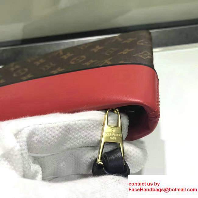 Louis Vuitton Pochette Tuileries Clutch Pouch Bag Red 2017 - Click Image to Close