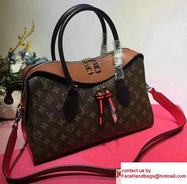 Louis Vuitton Tricolour Monogram Canvas Tuileries Bag M41455 Caramel2017 Louis Vuitton Tricolour Monogram Canvas Tuileries Bag M41455 Caramel2017