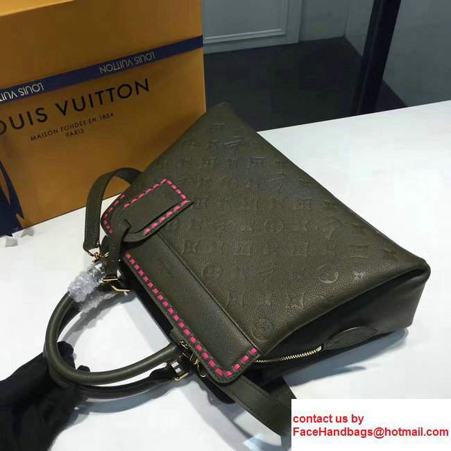 Louis Vuitton Vosges MM Bag M43250 Rose Kaki 2017 - Click Image to Close