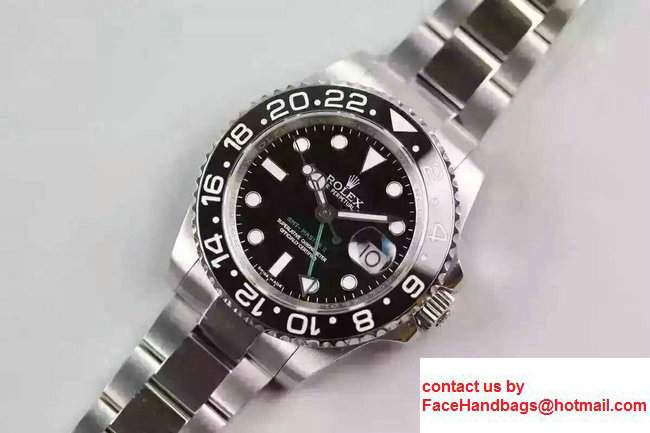 ROLEX GMT MASTER II 42 mm Men Watch Black Surface - Click Image to Close