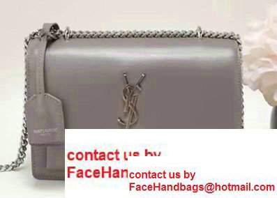 Saint Laurent Medium Sunset Monogram Flap Front Bag in Grained Leather449453 Gary 2017