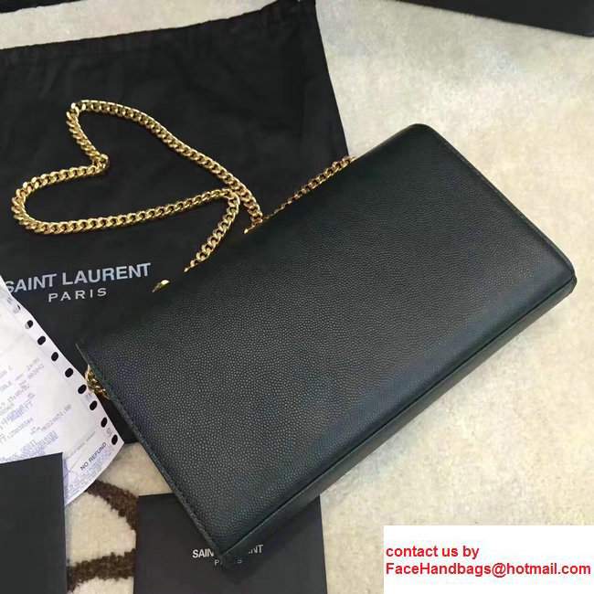 Saint Laurent Star Embellished Logo Classic Monogram Satchel Chain Shoulder Bag 447933 Green 2017