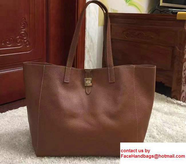 Mulberry Soft Small Grain Tessie Tote Bag Oak Mulberry Soft Small Grain Tessie Tote Bag Oak