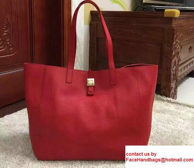 Mulberry Soft Small Grain Tessie Tote Bag Red Mulberry Soft Small Grain Tessie Tote Bag Red