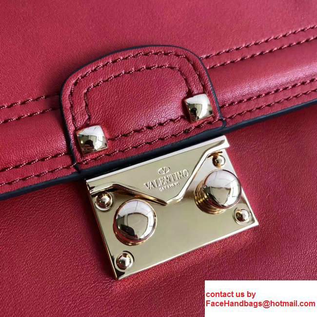 Valentino Cabana Medium Top Handle Bag Red 2017 - Click Image to Close