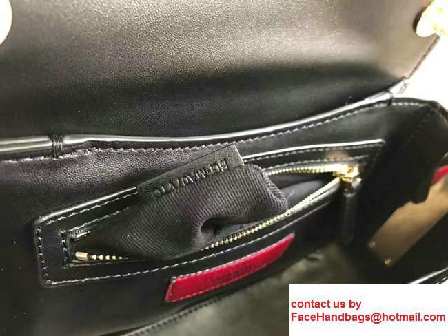 Valentino Calfskin Link Chain Cross Body Bag Black 2017 - Click Image to Close