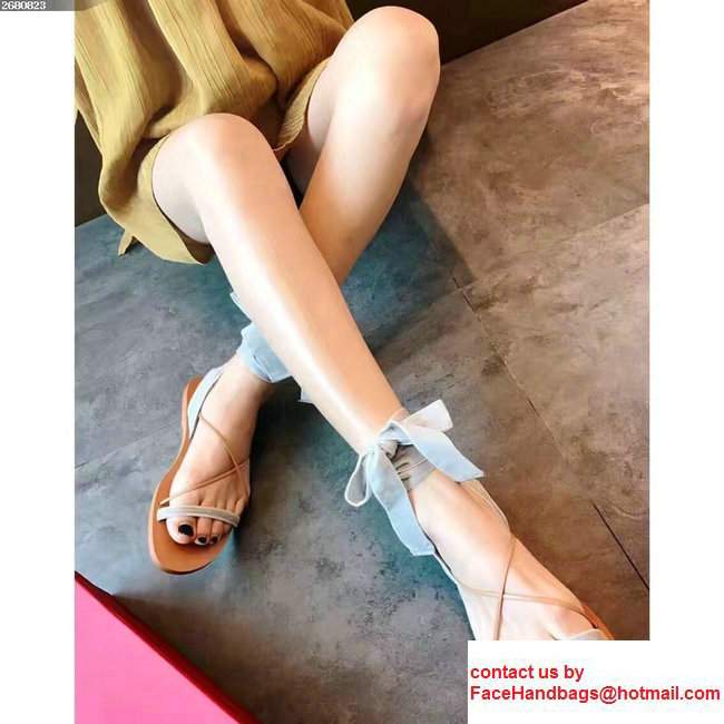 Valentino Velvet Criss-Cross Sandals Off White 2017 - Click Image to Close