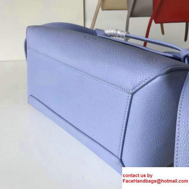 Celine Belt Tote Mini Bag in Original Clemence Leather Light Blue - Click Image to Close