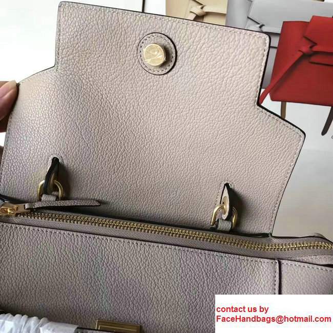 Celine Belt Tote Mini Bag in Original Clemence Leather Lotus Pink