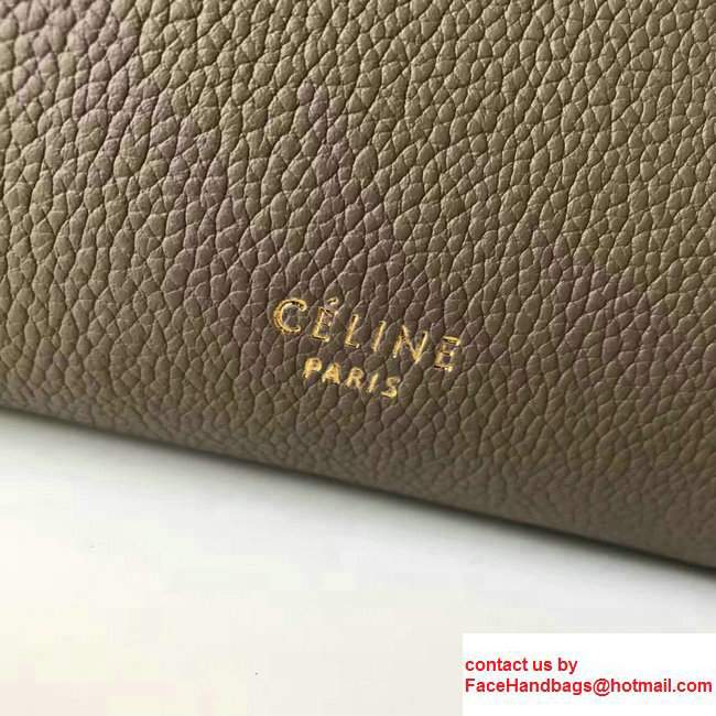Celine Belt Tote Mini Bag in Original Clemence Leather Olive