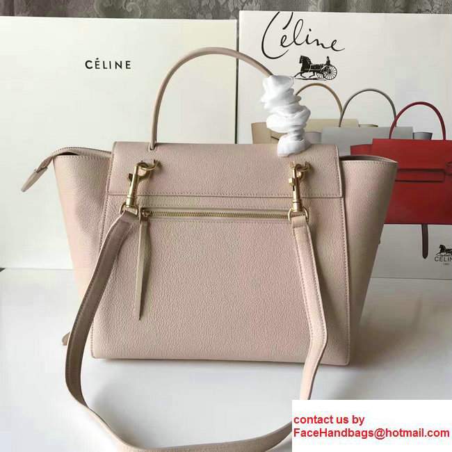 Celine Belt Tote Small Bag in Original Clemence Leather Ice Cream - Click Image to Close