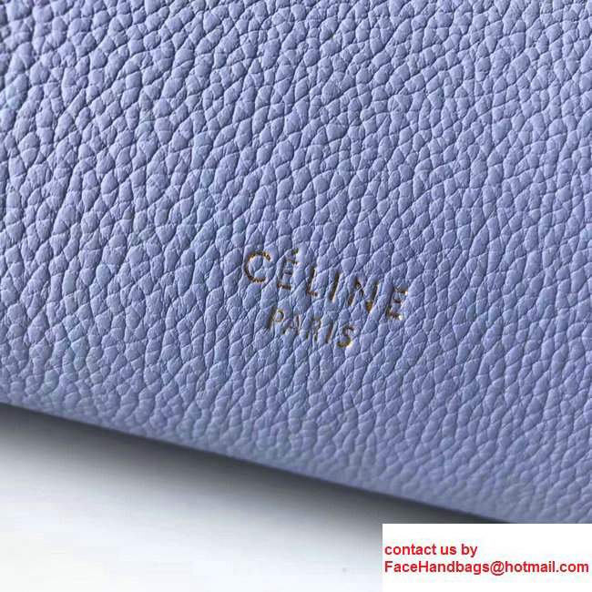 Celine Belt Tote Small Bag in Original Clemence Leather Light Blue