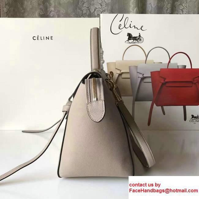 Celine Belt Tote Small Bag in Original Clemence Leather Lotus Pink - Click Image to Close