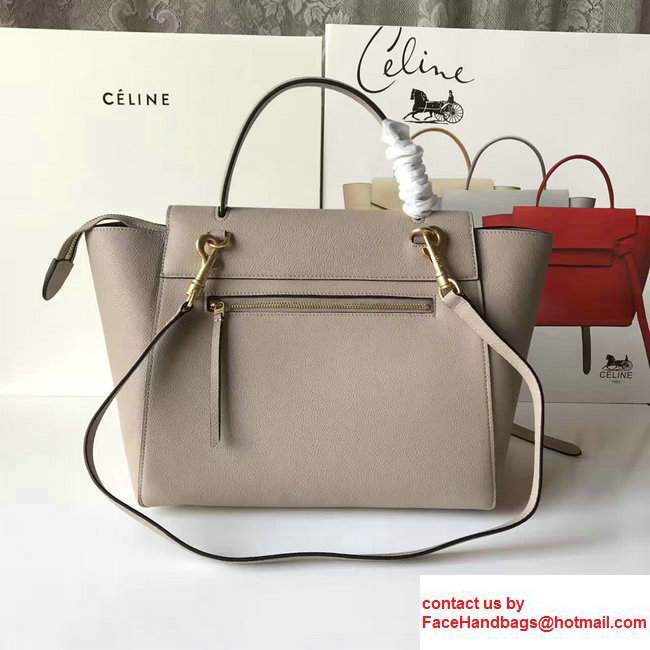 Celine Belt Tote Small Bag in Original Clemence Leather Lotus Pink