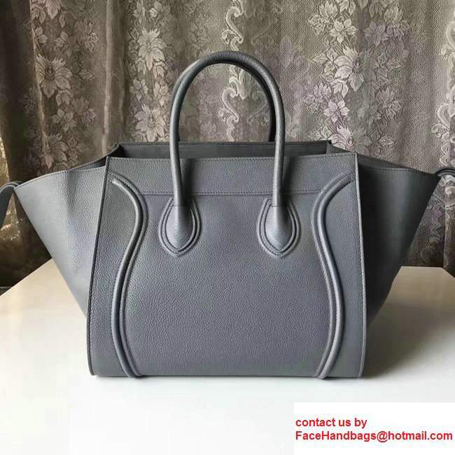 Celine Luggage Phantom Bag in Original GrainedLeather Gary 2017 - Click Image to Close