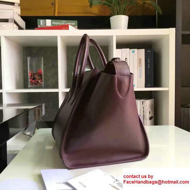 Celine Luggage Phantom Bag in Original Smooth Leather Burgundy 2017 - Click Image to Close