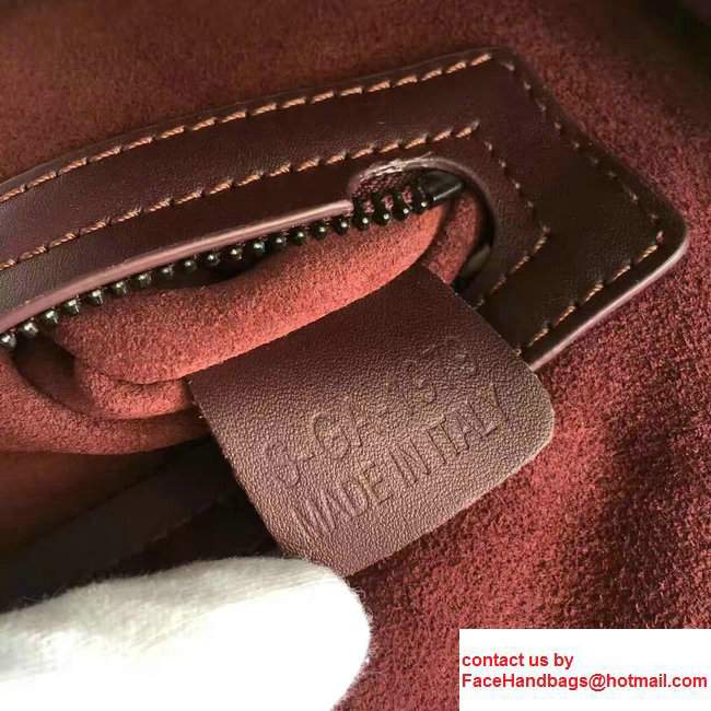 Celine Luggage Phantom Bag in Original Smooth Leather Burgundy 2017