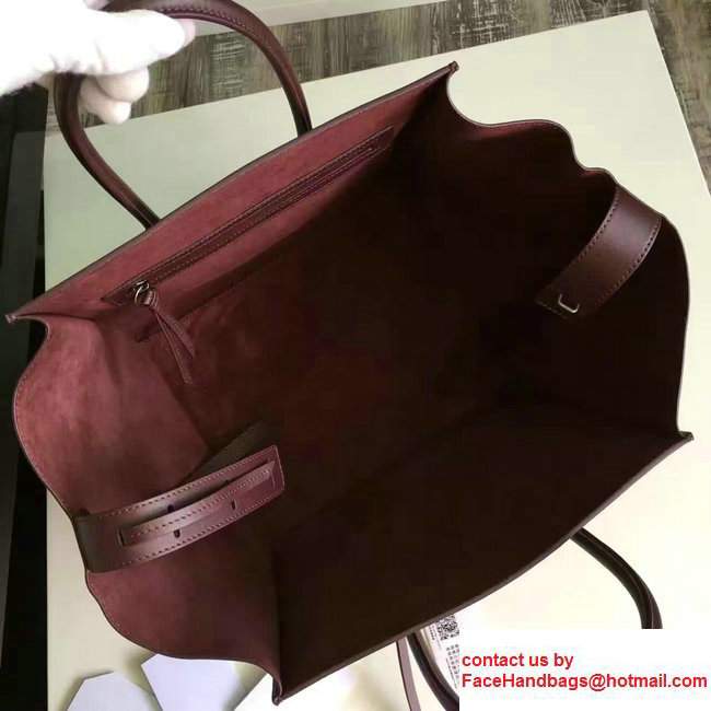 Celine Luggage Phantom Bag in Original Smooth Leather Burgundy 2017 - Click Image to Close