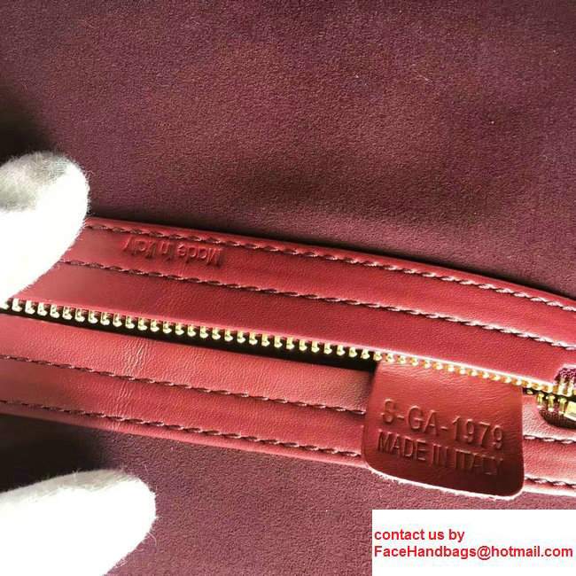 Celine Luggage Phantom Bag in Original Suede Leather Red 2017 - Click Image to Close