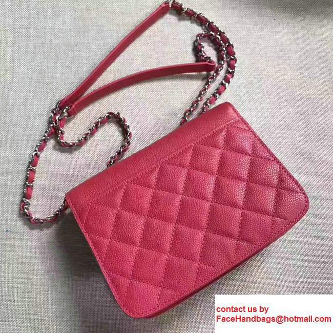 Chanel Clemence CalfskinFlap Bag A98646 Red 2017 - Click Image to Close