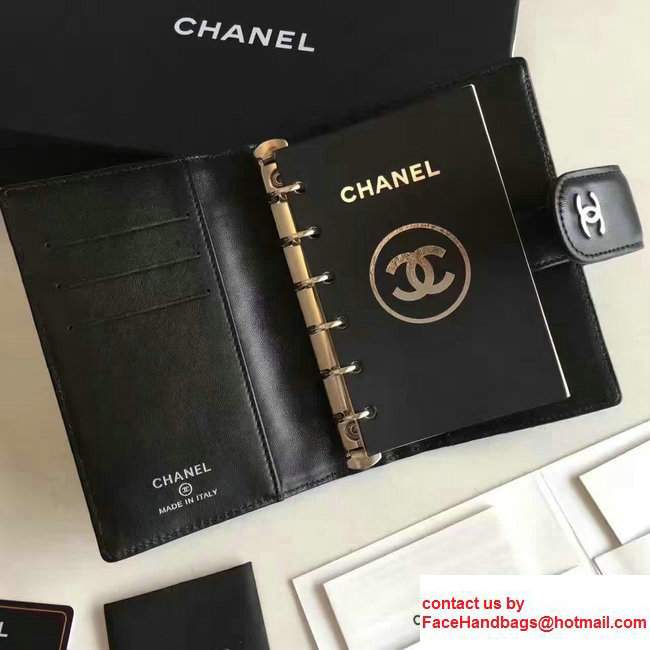 Chanel Lambskin Leather Quilting Medium Agenda Cover - Click Image to Close