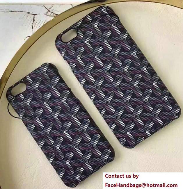 Goyard Iphone Cover Case Black/Purple - Click Image to Close