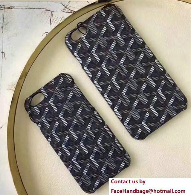 Goyard Iphone Cover Case Black/White